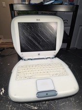 Vintage 2000 Graphite Apple iBook G3 Clamshell M6411 FOR PARTS OR REPAIR picture
