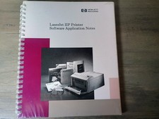Vintage HP LaserJet IIP Software Application Notes Sealed 1989 (33471-90922) picture
