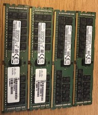 Alot 4 Stick 128GB 4x32GB SAMSUNG ( 32GB 2Rx4 PC4-2666v RBA and 32GB 2RX4-2400T) picture