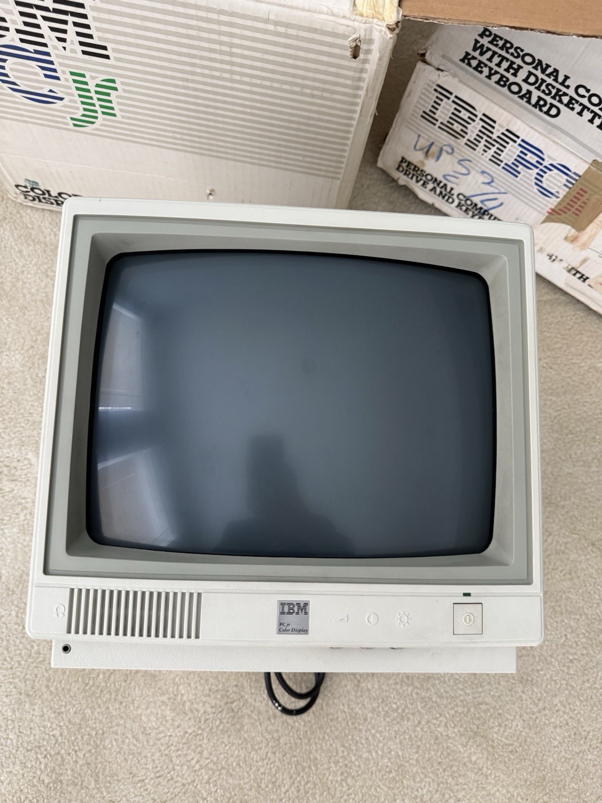 Vintage Computer, IBM PCjr 4860 Complete Set – Original Box, Tested Vintage Computer, IBM PCjr 4860 Complete Set – Original Box, Tested