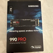 New Samsung 2280mm 990 Pro 2TB M.2 NVMe SSD MZ-V9P2T0 NEW SEALED 2026 picture