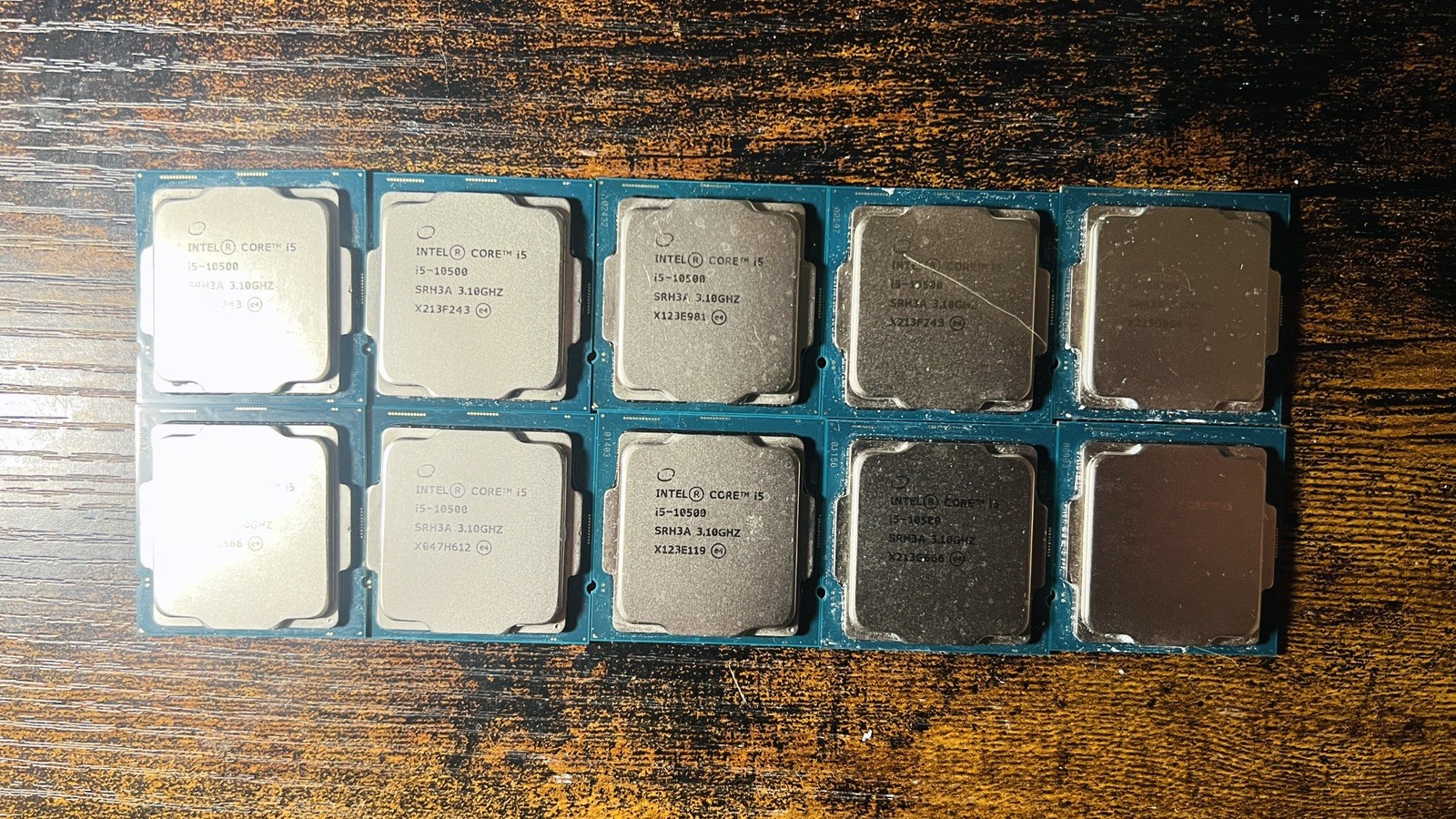 Lot of 10 Intel Core i5-10500 SRH3A 3.10GHz LGA1200 Desktop CPU - Clamshells Lot of 10 Intel Core i5-10500 SRH3A 3.10GHz LGA1200 Desktop CPU - Clamshells