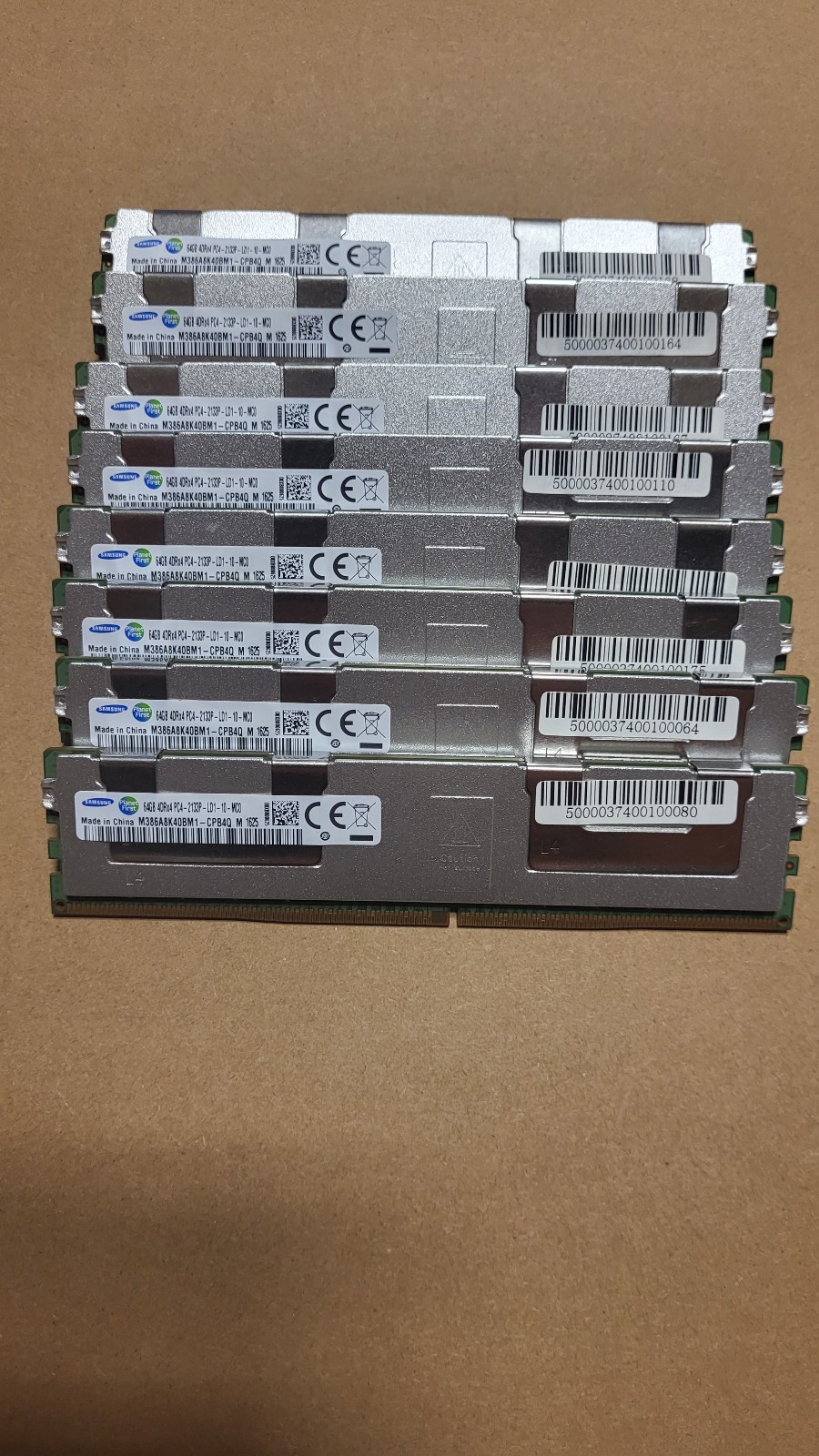 Samsung 512GB (8x 64GB) DDR4 2133 ECC RAM