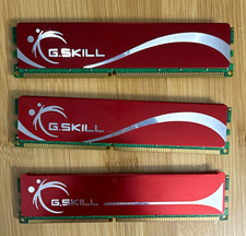 G.SKILL 3GB (3x1GB) DDR-400 PC-3200 184-Pin DIMM RAM Lot F1-3200 picture