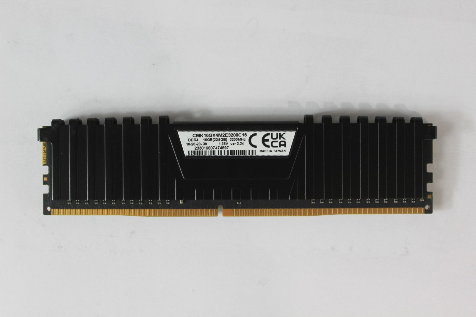 Corsair Vengeance LPX 8GB (1x8GB) DDR4 Desktop RAM 3200MHz CMK16GX4M2E3200C16