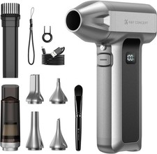 K&F CONCEPT 130000RPM 2in1 Compressed Air Duster Super Power w/ Screen Display picture