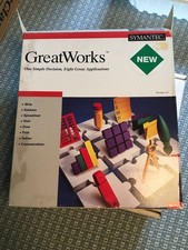 Vintage Macintosh software :  GreatWorks by Symantec picture