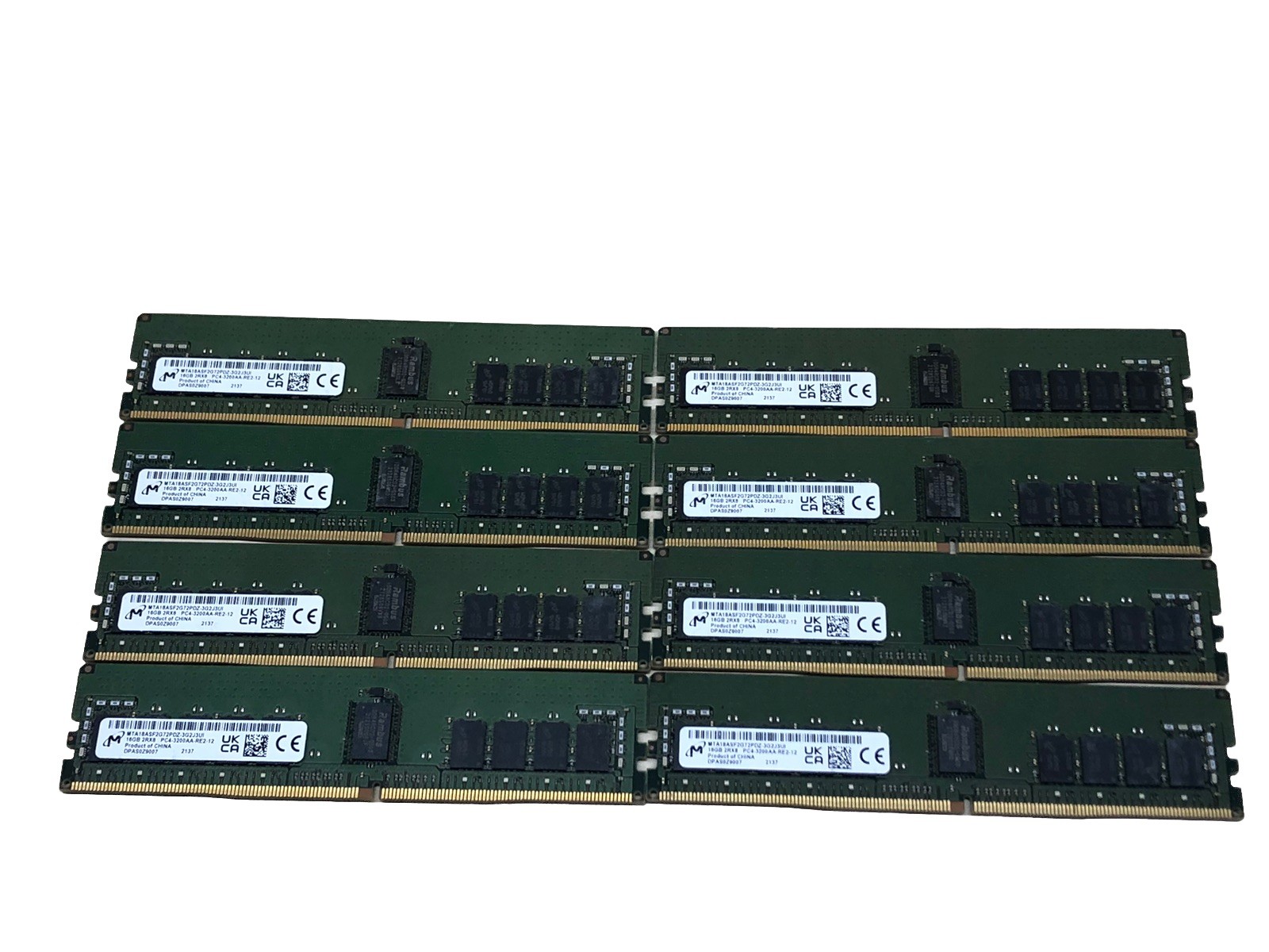 Micron 128GB (8x16GB) PC4-3200AA Server Ram / ECC Memory MTA18ASF2G72PDZ-3G2J3UI Micron 128GB (8x16GB) PC4-3200AA Server Ram / ECC Memory MTA18ASF2G72PDZ-3G2J3UI