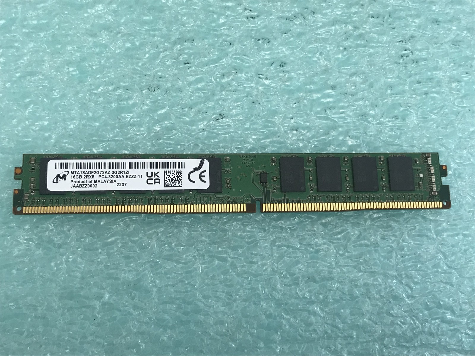 Micron MTA18ADF2G72AZ-3G2R1ZI 16GB PC4-3200AA ECC DDR4 UDIMM RAM - R1074A