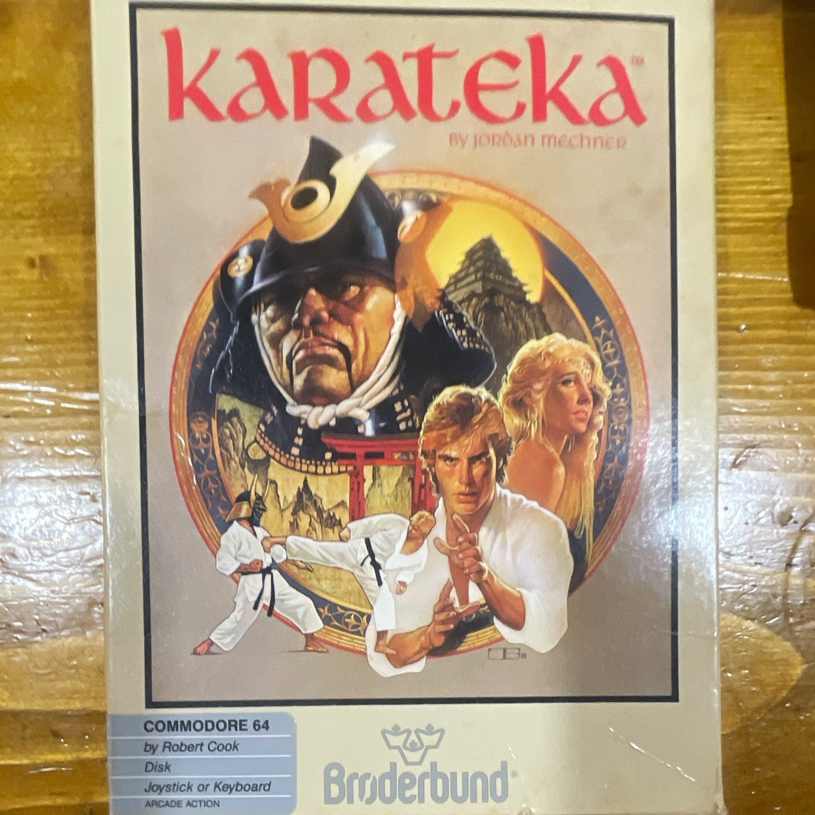 Broderbund Karateka Commodore 64 5.25\