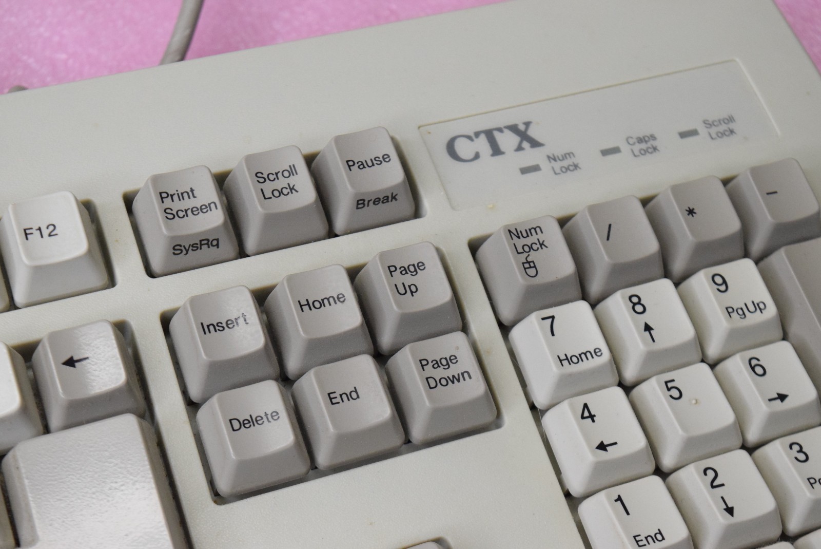 Vintage CTX OEM Chicony KB-5911 AT Keyboard - TESTED