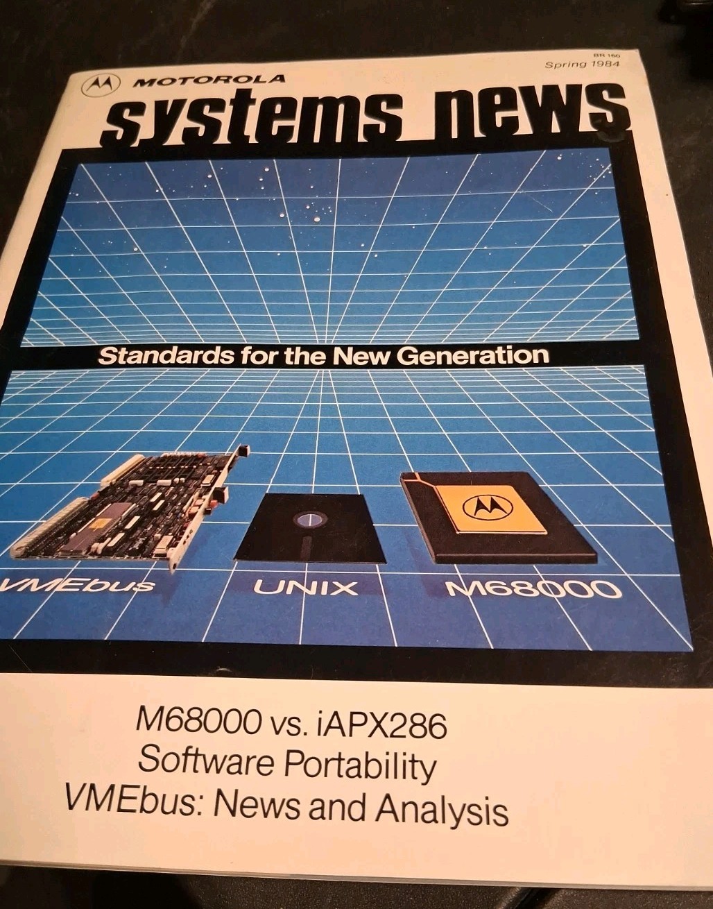 VINTAGE 1984 RARE MOTOROLA NEWS M680000/UNIX/VMEbus VINTAGE 1984 RARE MOTOROLA NEWS M680000/UNIX/VMEbus