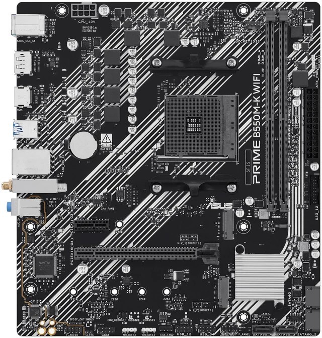 ASUS Prime B550M-K DDR4 Micro ATX Motherboard 