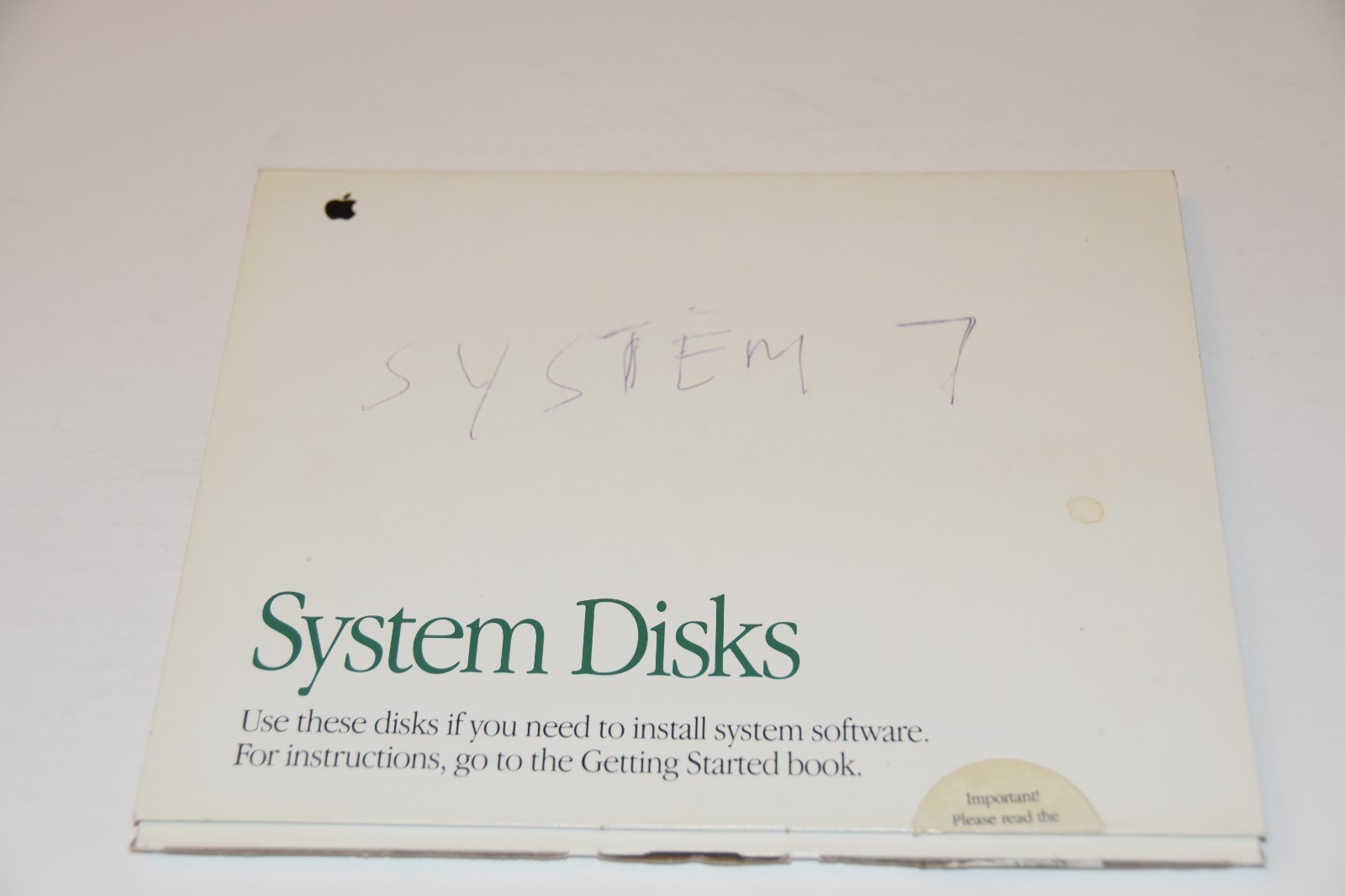 \'91 Vintage Apple Macintosh Mac System 7 Disks 914-0363-B Software Install 7.0.1 \'91 Vintage Apple Macintosh Mac System 7 Disks 914-0363-B Software Install 7.0.1