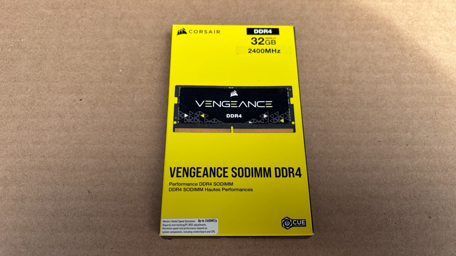 Corsair Vengeance DDR4 SO-DIMM 32GB (2x16GB) 2400MHz 260-Pin CMSX32GX4M2A2400C16 Corsair Vengeance DDR4 SO-DIMM 32GB (2x16GB) 2400MHz 260-Pin CMSX32GX4M2A2400C16
