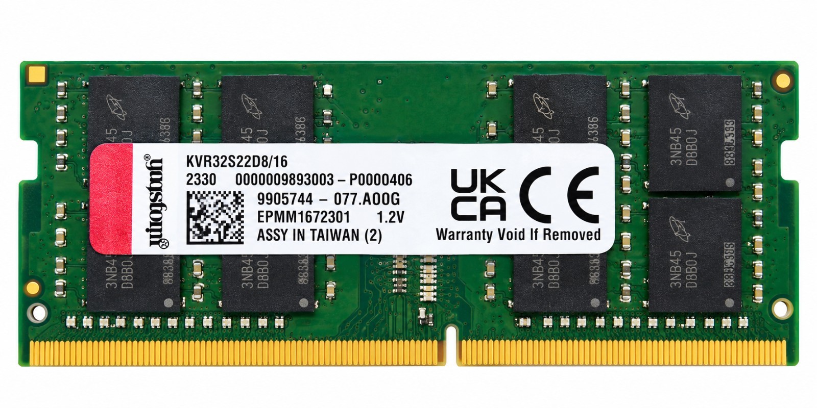 KINGSTON 16GB PC4-3200 KVR32S22D8/16  Laptop Memory SEALED