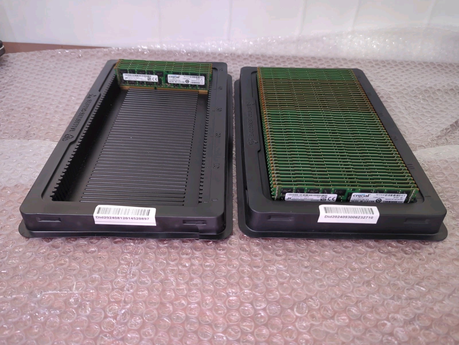 Lot of 56 Micron 16gb 2Rx4 PC3 14900R-13-13-E2,MT36JSF2G72PZ-1G9N1KG Server RAMS