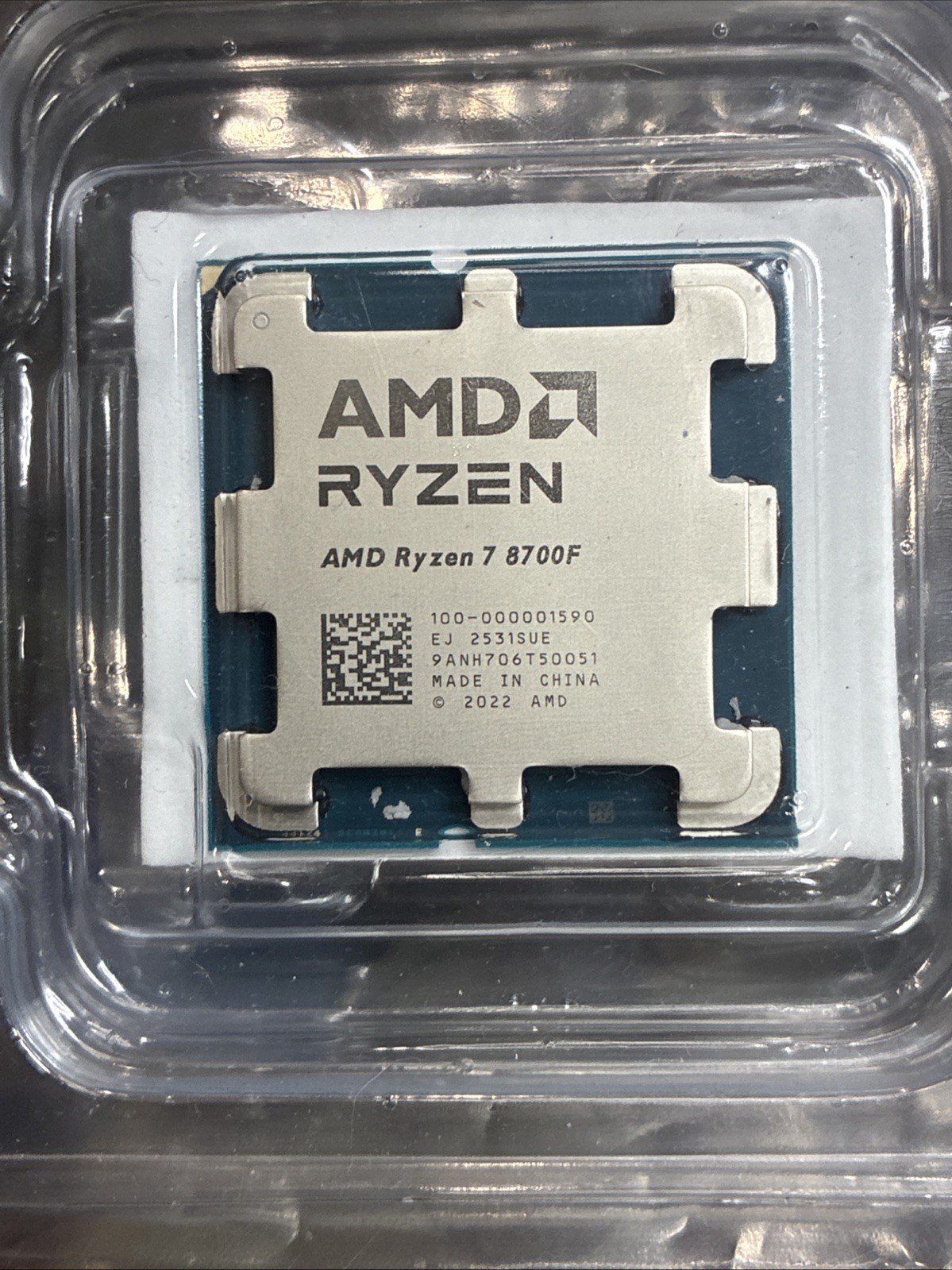 Ryzen 7 8700F New AMD Socket AM5 4.10GHz 8Core/16Thr L3 16MB 65W CPU Processor Ryzen 7 8700F New AMD Socket AM5 4.10GHz 8Core/16Thr L3 16MB 65W CPU Processor