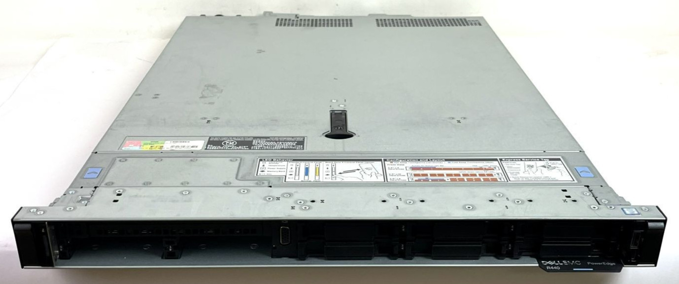 Dell R440 Server 1x Xeon Silver 4110 2.10GHz 2x 500W - NO RAM NO HDDs/Rails Dell R440 Server 1x Xeon Silver 4110 2.10GHz 2x 500W - NO RAM NO HDDs/Rails