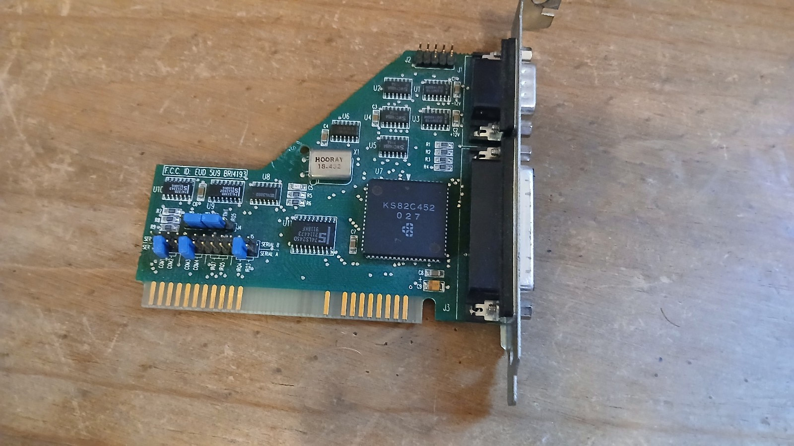 Vintage Chips Technologies 82C452 SVGA 8-Bit ISA Video Graphics Card Untested