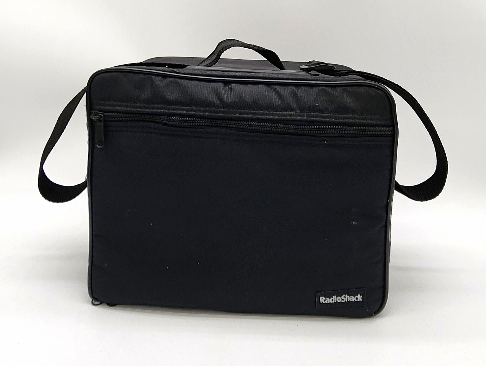 Vintage RadioShack CD Storage Carrying Case Black Shoulder Bag Organizer 30 Cd