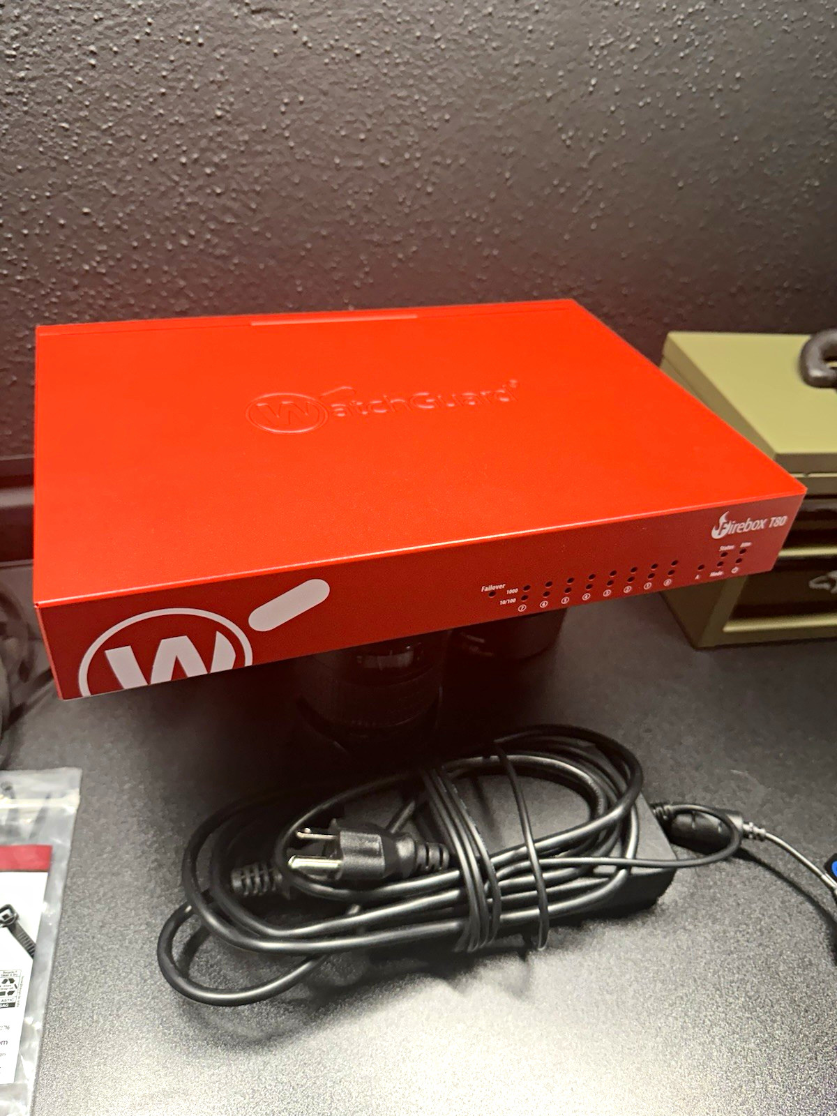 Tested- WatchGuard Firebox T80 Firewall Network Security Device w/ Power Cable.