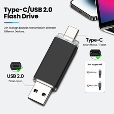 USB-C Flash Drive TYPE-C Memory Pen Stick Drives Storage 128GB 64GB 32G 16G 8G picture