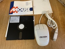 Vintage Precision Instruments 3-Button Mouse Serial With Floppy Driver picture