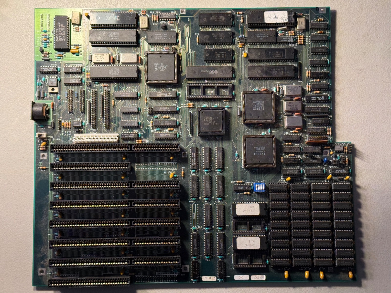 Vintage Everex Intel 286-10 640K DRAM Motherboard - Works Vintage Everex Intel 286-10 640K DRAM Motherboard - Works