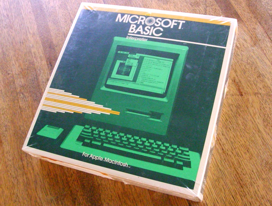 Vintage Apple Macintosh Microsoft BASIC Interpreter OEM Sealed NOS ver 1.01 Vintage Apple Macintosh Microsoft BASIC Interpreter OEM Sealed NOS ver 1.01