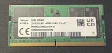 SK Hynix 64GB Kit (2x32GB) DDR5 4800MHz SODIMM PC5-38400 laptop & mini pc memory picture