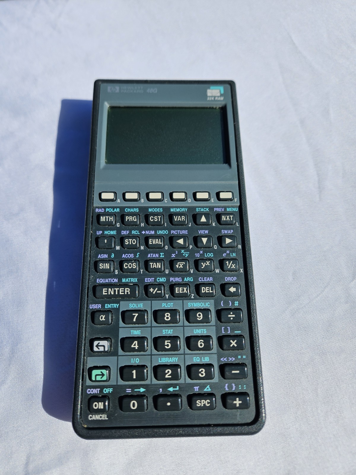 Vintage Hewlett Packard HP 48G Graphing Calculator 32K RAM 1993 ☆ Tested ☆