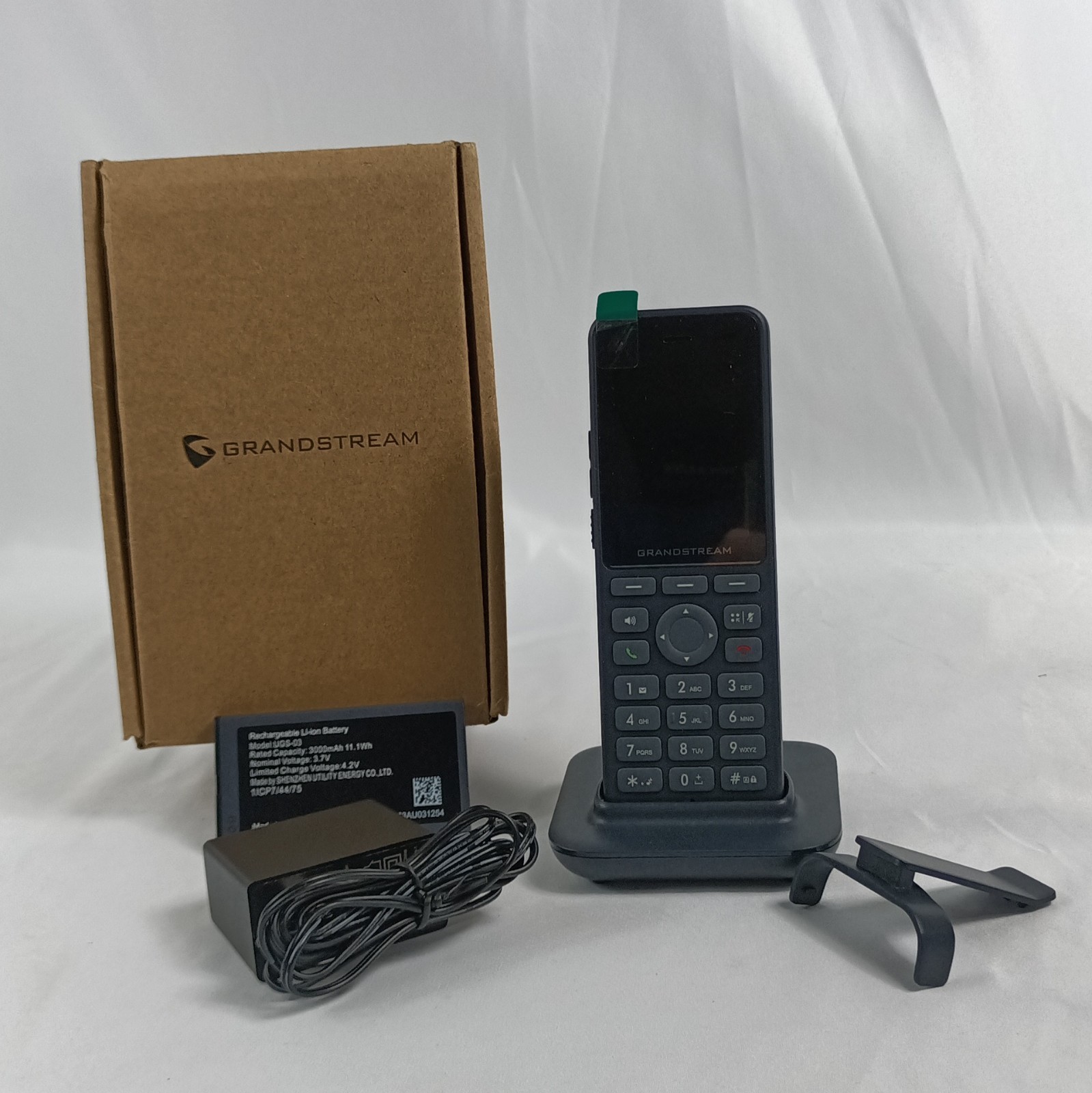 Grandstream WP826 Cordless Wi-Fi 6 IP Phone 3 SIP Bluetooth NIOB Grandstream WP826 Cordless Wi-Fi 6 IP Phone 3 SIP Bluetooth NIOB
