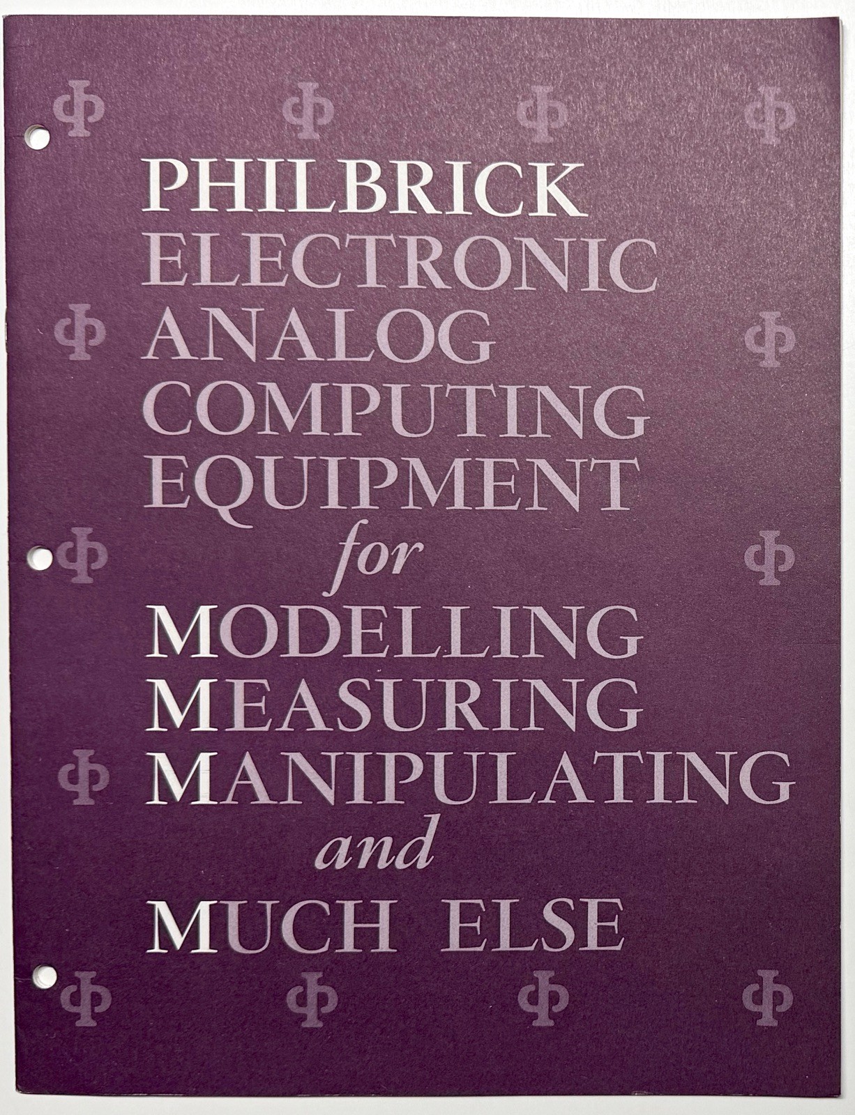 1964 PHILBRICK ELECTRONIC ANALOG COMPUTING OP AMP CATALOG PRICE LIST DIRECTORY 1964 PHILBRICK ELECTRONIC ANALOG COMPUTING OP AMP CATALOG PRICE LIST DIRECTORY