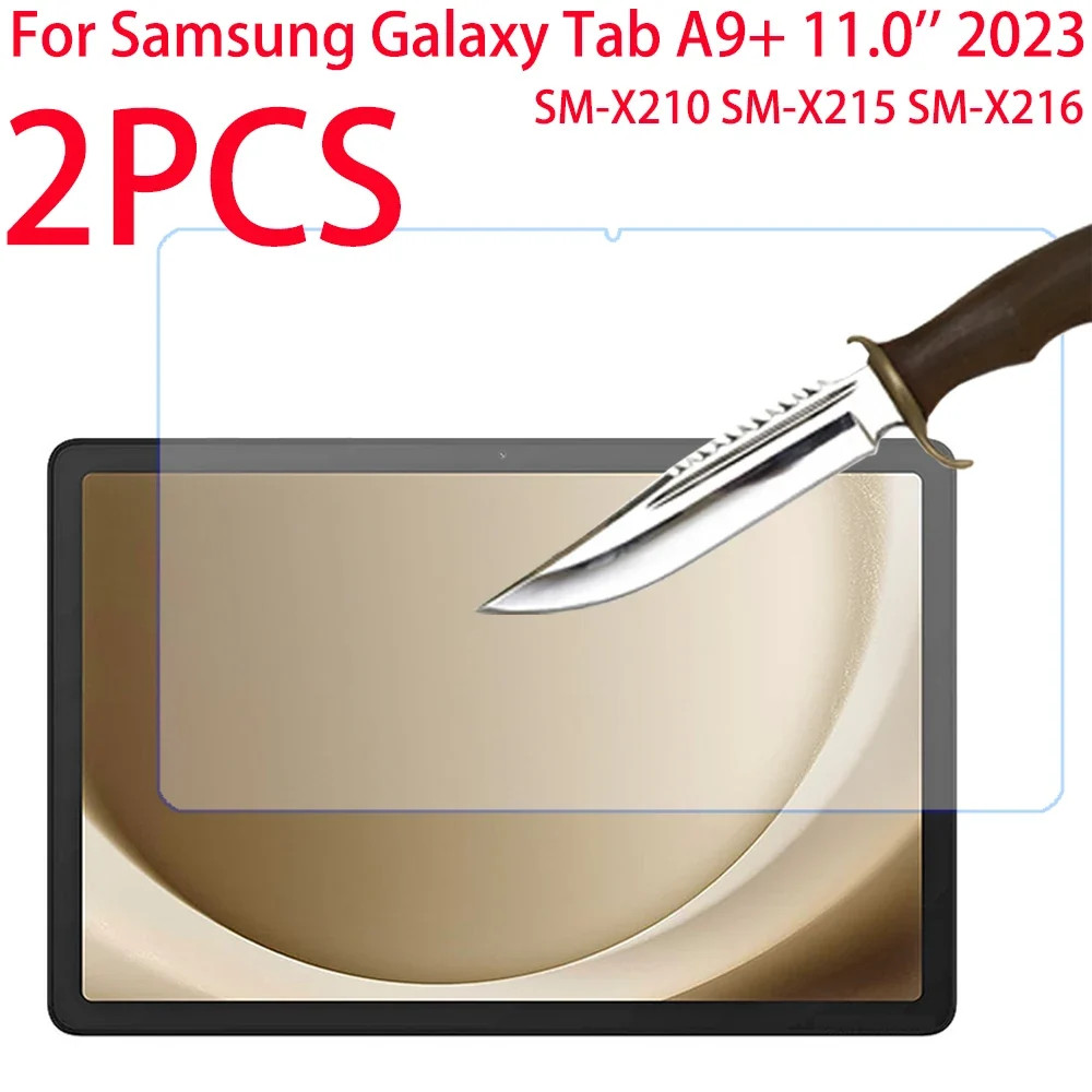 For Samsung Galaxy Tab A9+ Plus 11 inch 2023 Tempered Glass Screen Protector ...