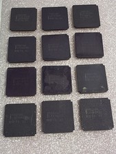 12 quantity Intel R80186 vintage CPU GOLD/Ceramic picture