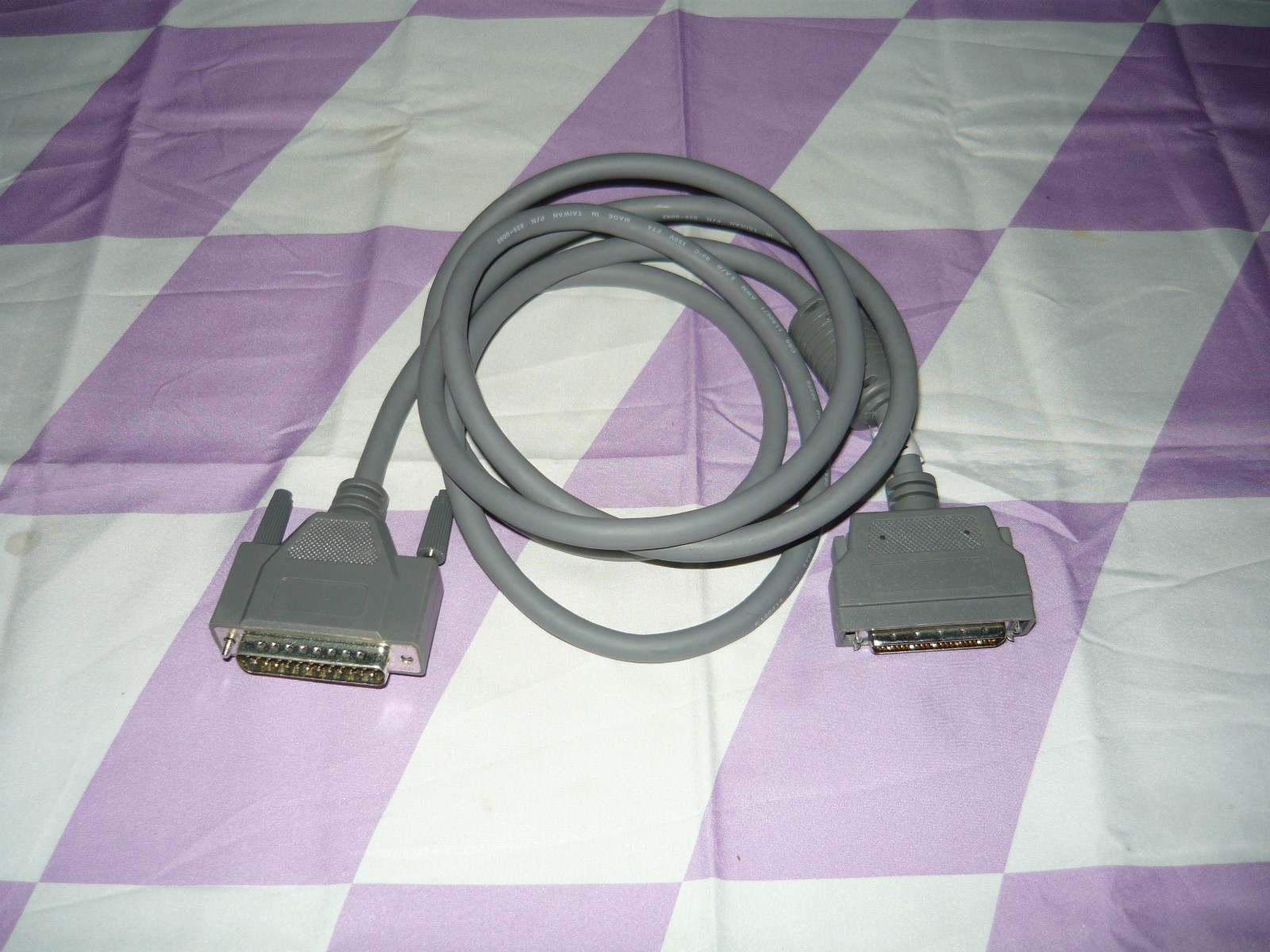 Vintage 25 Pin Male to 50 Pin HD50 SCSI Cable 6 Foot Used Vintage 25 Pin Male to 50 Pin HD50 SCSI Cable 6 Foot Used