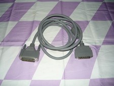 Vintage 25 Pin Male to 50 Pin HD50 SCSI Cable 6 Foot Used picture