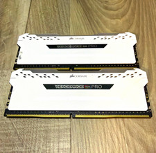 Corsair Vengeance RGB 16GB (2x8GB) DDR4 3000MHz Desktop Memory RAM White picture