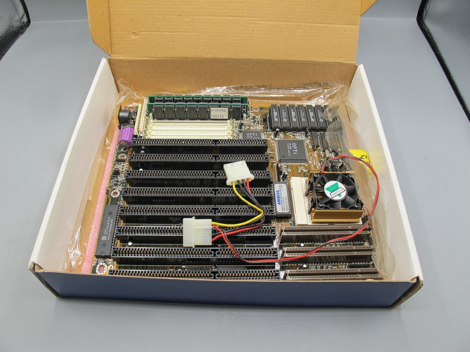Vintage Jetway  J-403TG V1.0 486DX Mbd ISA VLB Untested C&C Socket 2 Bundle