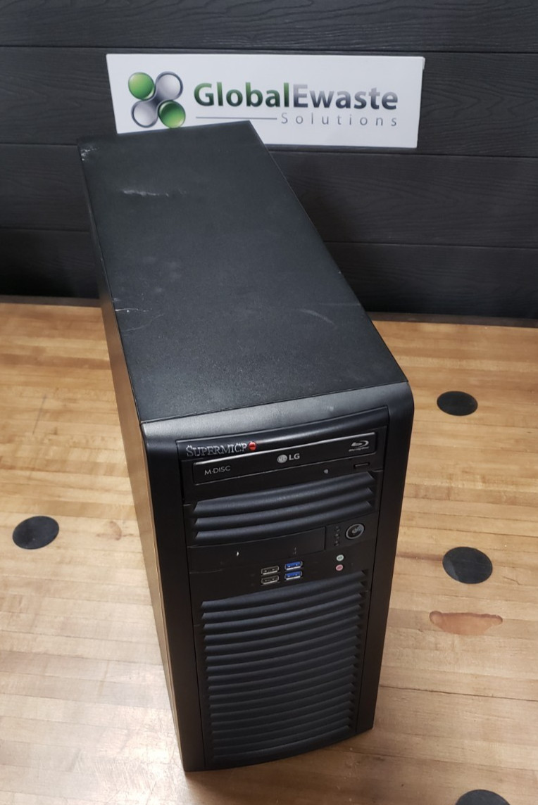 Supermicro CSE-732 Mid-Tower Server Chassis w/ Supermicro X10DRi 2x Xeon E5-2620 Supermicro CSE-732 Mid-Tower Server Chassis w/ Supermicro X10DRi 2x Xeon E5-2620