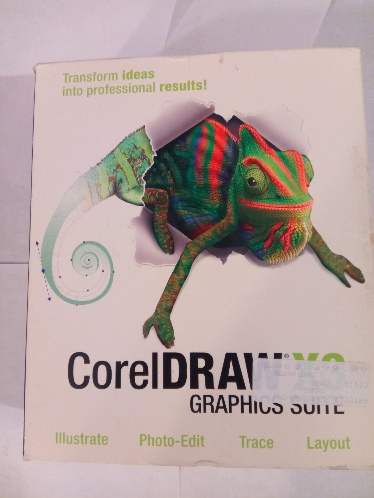 Vintage Corel Draw X3 Graphics Suite 4 CD-ROM NEW