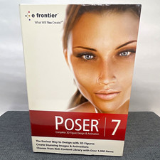 Vintage software Poser 7 Complete 3D Modeling & Rendering Software - in Box picture