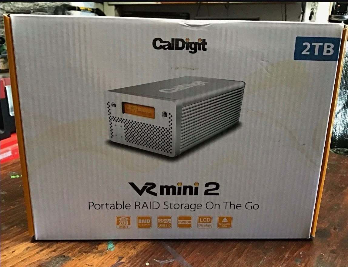 CalDigit VR minin 2 Portable Raid Storage On The Go CalDigit VR minin 2 Portable Raid Storage On The Go
