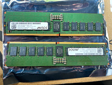 Micron 32GB DDR5 ECC RDIMM PC5-6400B 2Rx8 MTC20F2085S1RC64BH1 3SF picture