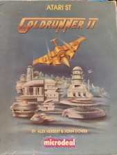 Vintage Atari ST Goldrunner II Disks Box Manual + Extra Alternative Disk picture