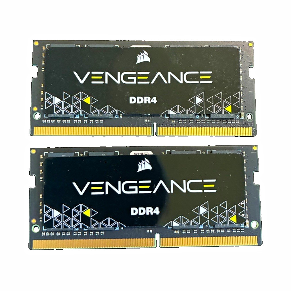 Corsair Vengeance 64GB (2x32GB) DDR4-3200 SO-DIMM 260-Pin CMSX32GX4M1A3200C22