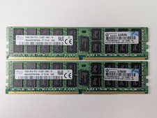 SK Hynix 32GB Kit 2x16GB DDR4 2133MHz PC4-17000 ECC RDIMM Server RAM 774172-001 picture