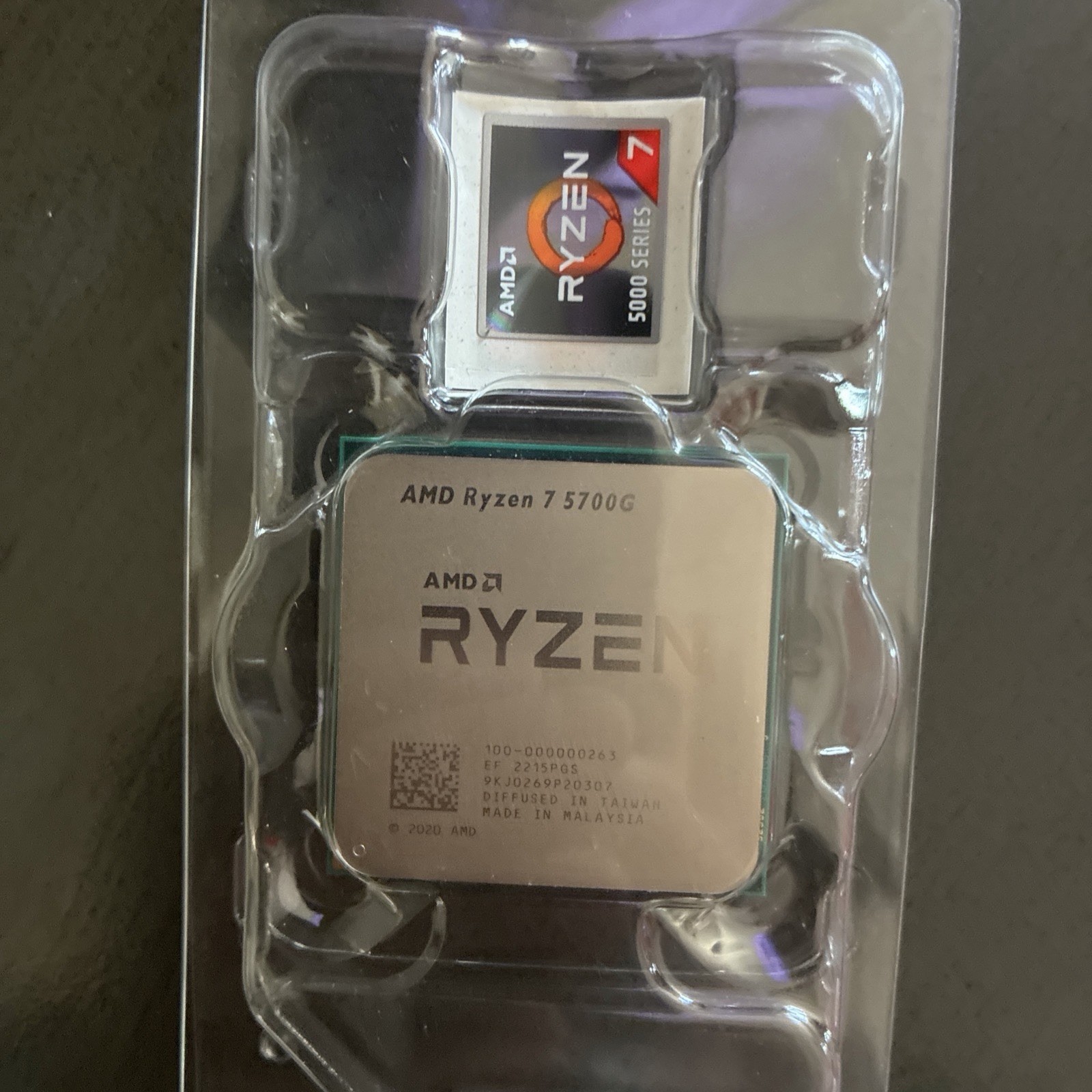 AMD Ryzen 7 5700G 3.80GHz 8 Core 100-000000263 16 Thread AM4 AMD Ryzen 7 5700G 3.80GHz 8 Core 100-000000263 16 Thread AM4