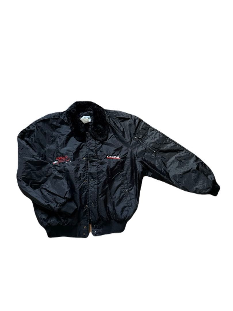 Vintage Black Nylon Jumper Jacket Canada